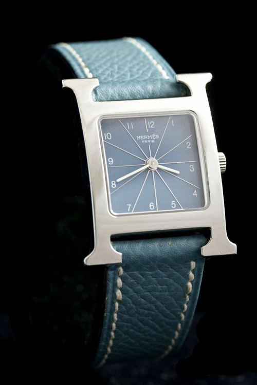 Hermes Stainless Steel H Hour Ladies Watch