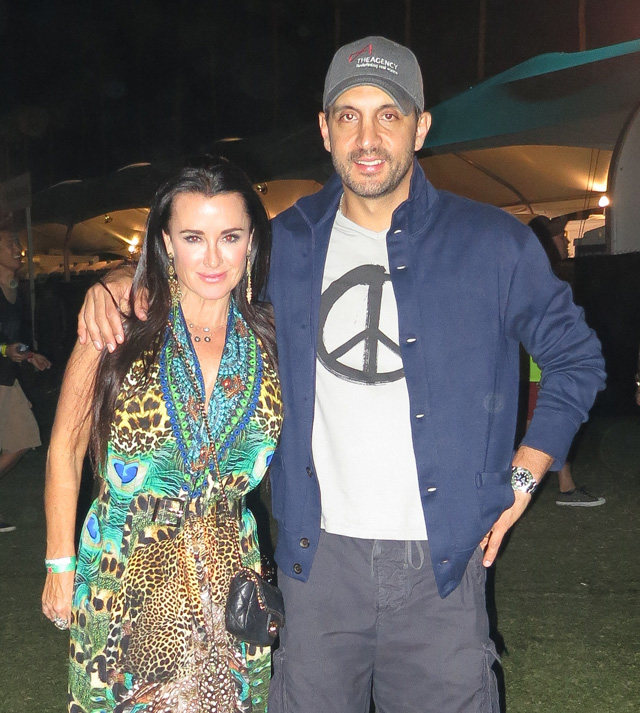 Kyle Richards Chanel Mini Flap Bag Coachella