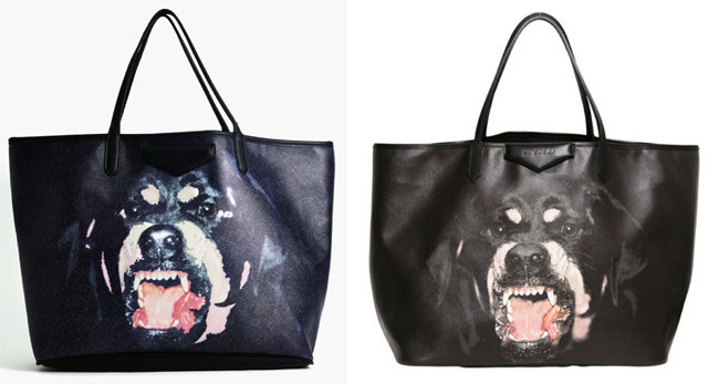 givenchy bag with dog