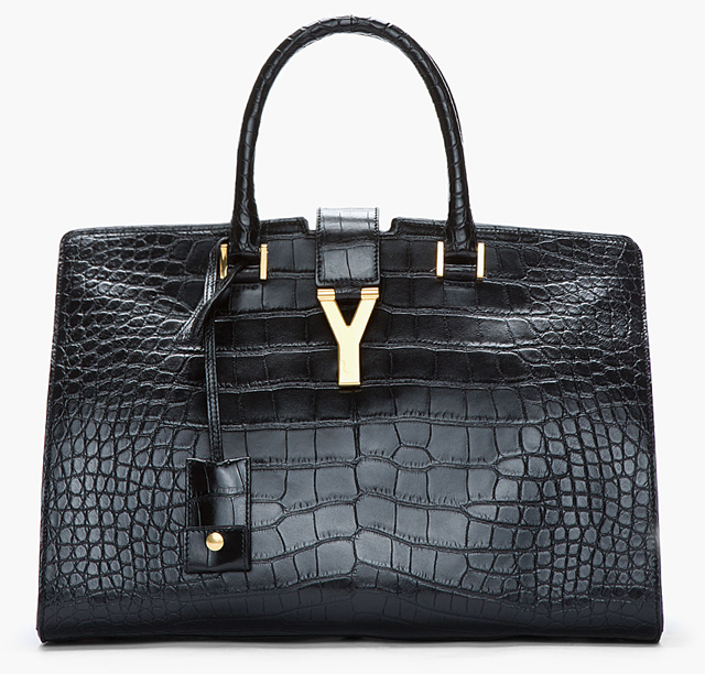 Saint Laurent Alligator Cabas Chyc Tote