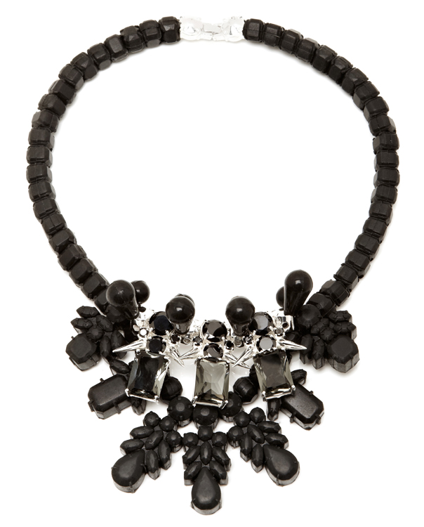 Ek Thongprasert Black and Silver Dagger Necklace