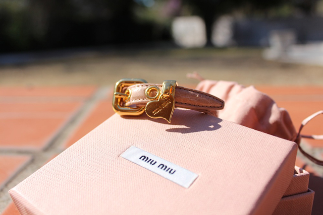Miu Miu Buckle Bracelet