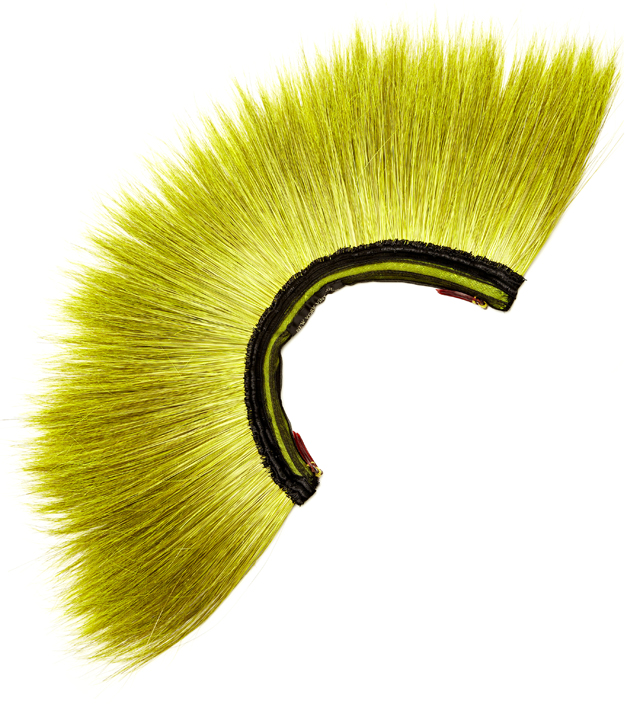 New York Vintage Lime Peacock Mohawk