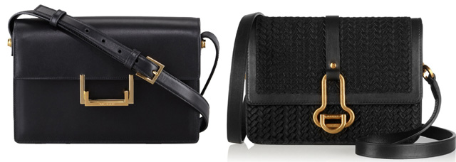 Saint Laurent and Maiyet Black Shoulder Bags