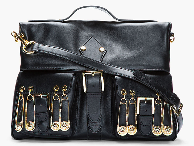 Versus Gold Pin Shoulder Bag