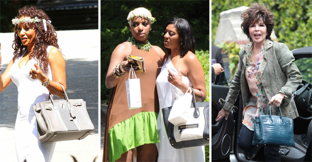 Celebs Carried Some Great Bags to Kim Kardashian's Baby Shower - PurseBlog