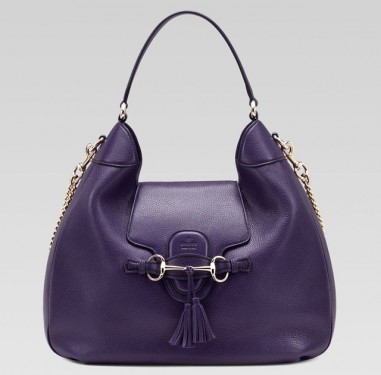 Gucci Emily Leather Hobo Bag