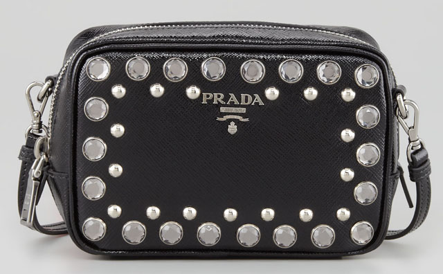 Prada // Metallic Saffiano Mini Promenade Bag – VSP Consignment