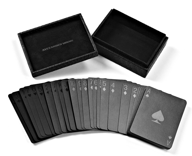 Alexander Wang Playing Cards With Embossed Case