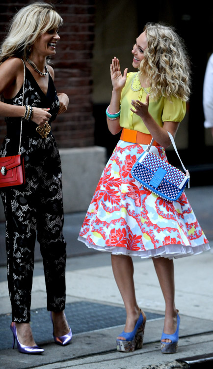 AnnaSophia Robb Carries a Fendi Baguette on the Set of “Carrie Diaries” -  How Appropriate! - PurseBlog