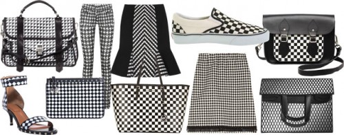 Black and White Check Trend