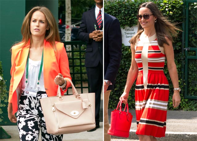 Celebrity Handbags at Wimbledon