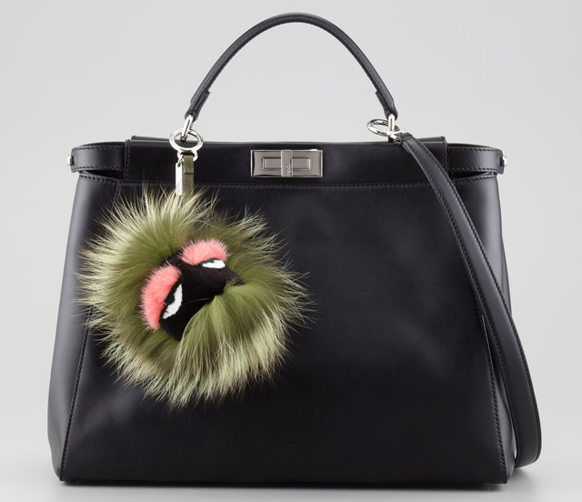 Bag With a Fendi Fur Charm 