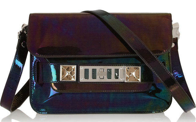 Proenza Schouler PS11 Mini Holographic Shoulder Bag