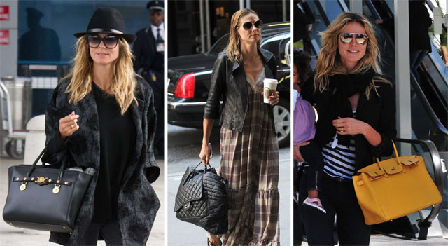 The Many Bags of Heidi Klum