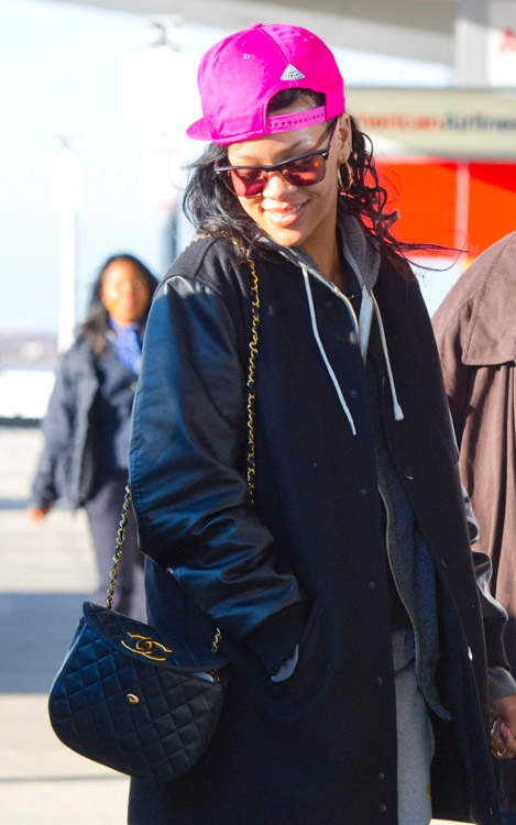 Rihanna Totes Smallest Chanel Flap Bag We've Ever Seen