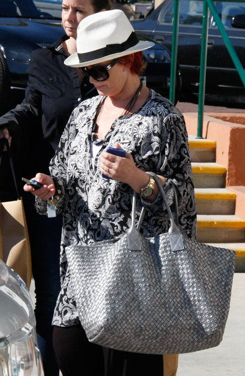 Ozzy Osbourne Carries a Goyard Bag for His Wife Sharon - PurseBlog