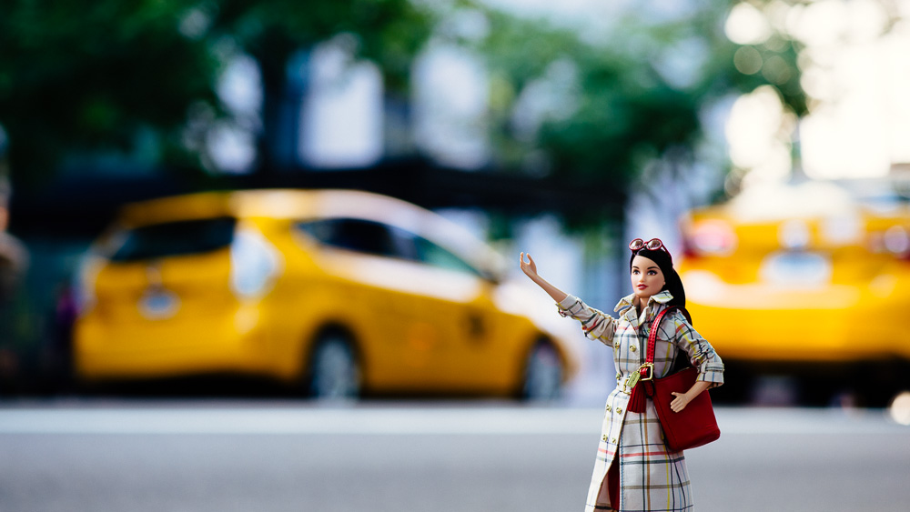 barbie in the city