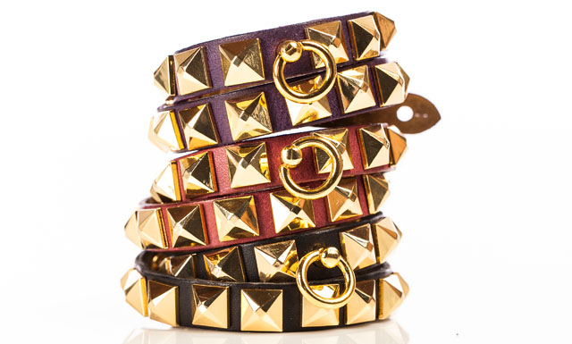 Linea Pelle Studded Bracelets