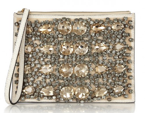 Marni Crystal-Embellished Pouch