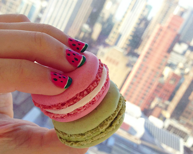 Watermelon Manicure