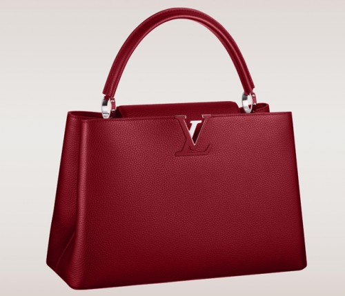 Louis Vuitton Capucines Bag Red