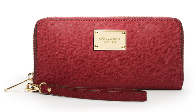 MICHAEL Michael Kors Saffiano iPhone 5 Continental Wallet