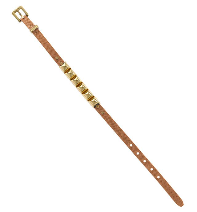 Michael Kors Pyramid-Stud Saffiano Bracelet