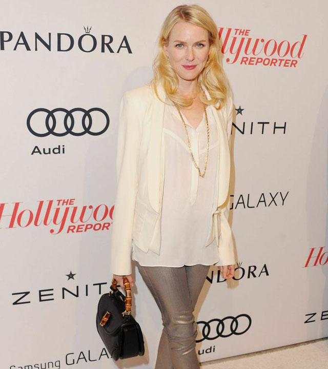 Naomi Watts with a Gucci Bamboo Bag