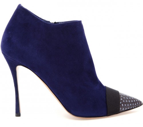 Nicholas Kirkwood Watersnake and Suede Ankle Boots
