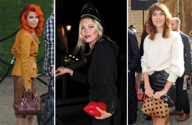 The Many Bags of Celebs at London Fashion Week Spring 2014