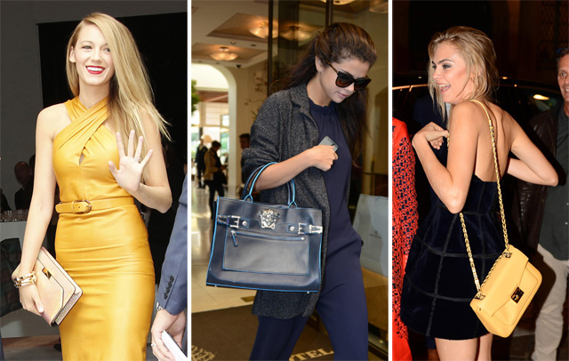 The Many Bags of Celebs at Milan Fashion Week Spring 2014