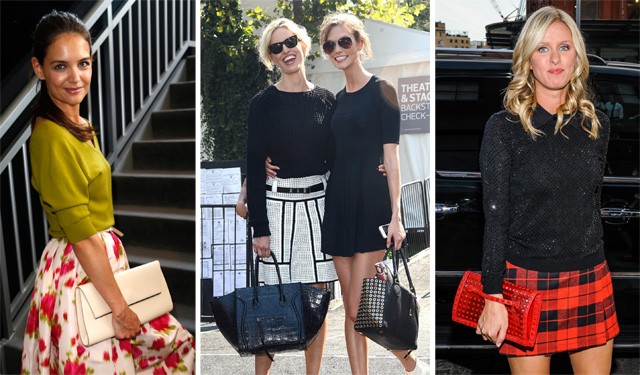 The Many Bags of Celebs at New York Fashion Week Spring 2014