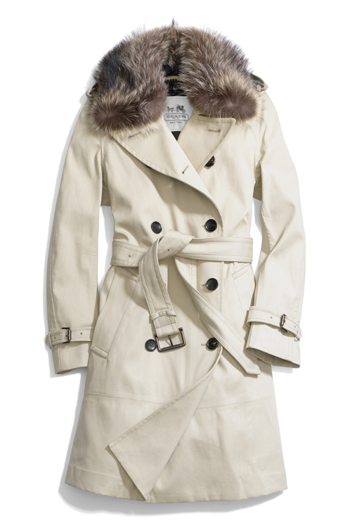 Coach Winter Classic Long Trench Coat