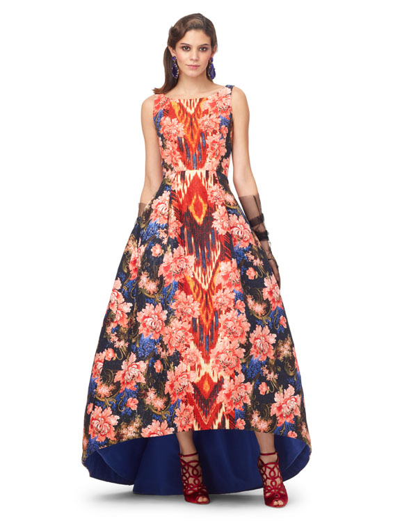 Oscar de la Renta High-Low Ball Gown