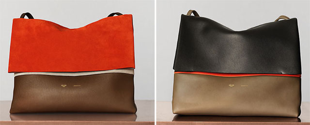 Celine Trio Small Green Leather Shoulder Bag w/dust bag Phoebe