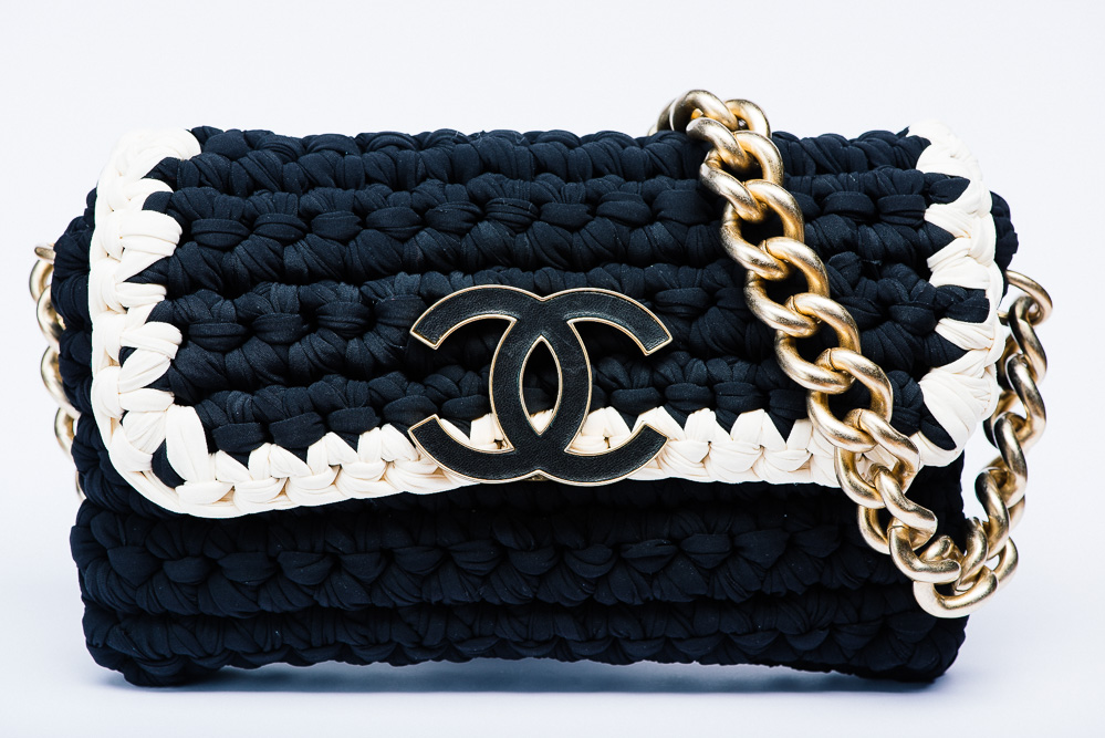 Chanel Flapbag in Ribbon/Lambskin/Metal
