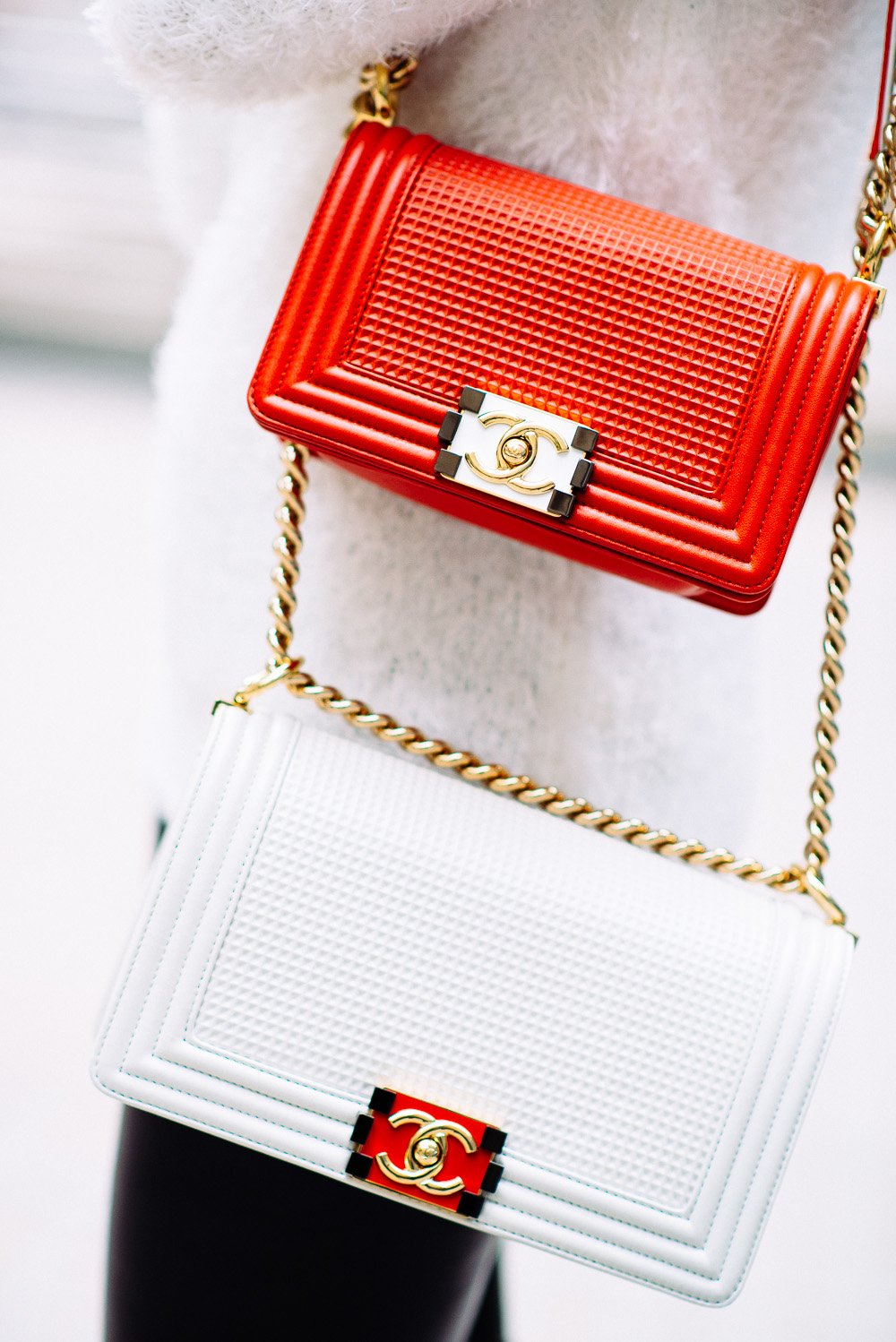 Chanel Boy Bag in Lambskin/Metal