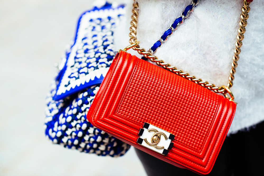Chanel Boy Bag in Lambskin/Metal
