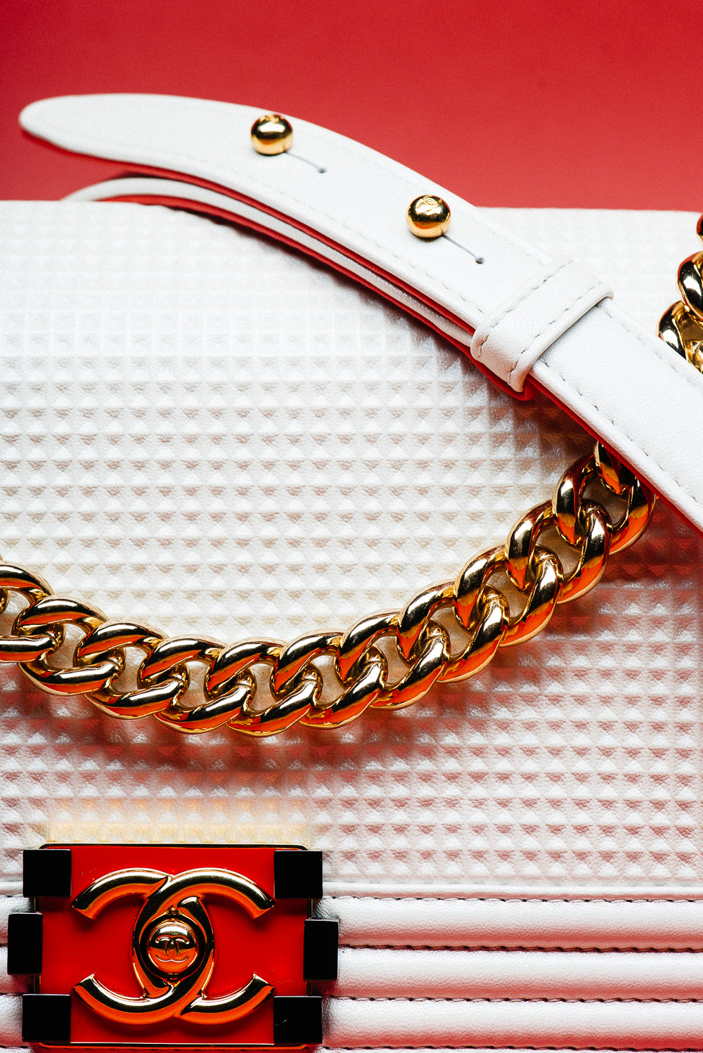 Chanel Boy Bag in Lambskin/Metal