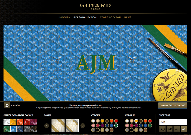 goyard monogram options