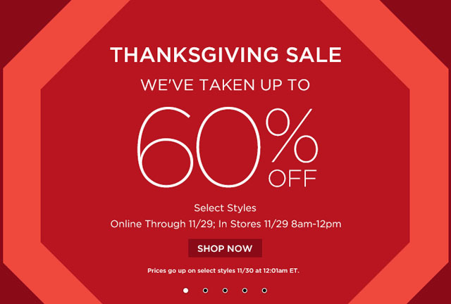 Black Friday 2013: Up to 60% Off at the Saks Sale! - PurseBlog