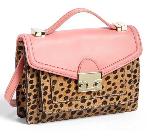 Loeffler Randall Rider Calf Hair Mini Satchel