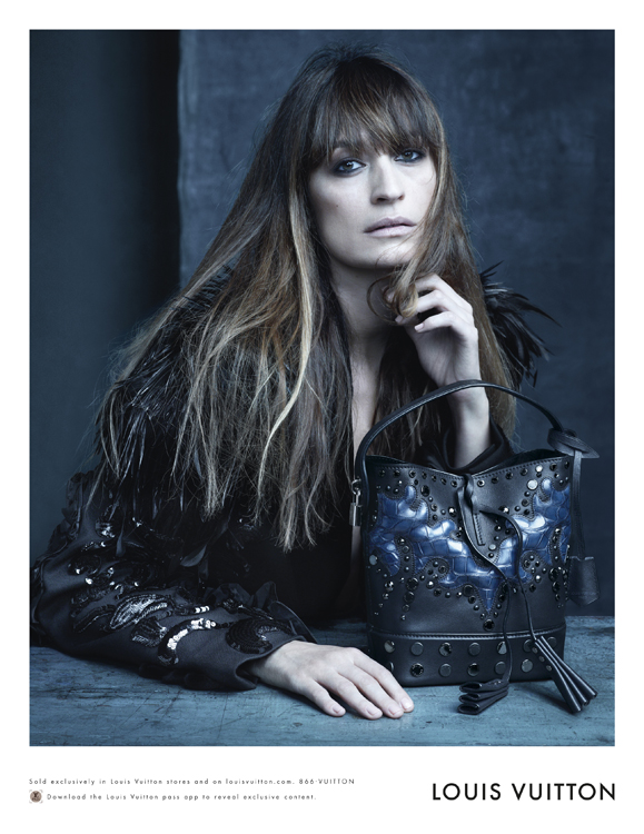 Louis Vuitton - Marc Jacobs' muse Edie Campbell in the Louis Vuitton  Spring/Summer 2014 Campaign, shot by Steven Meisel.