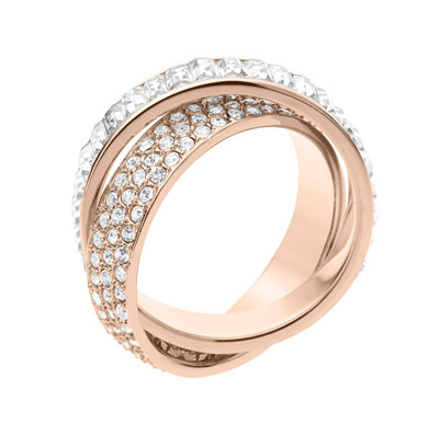Michael Kors Pave Baguette Eternity Ring