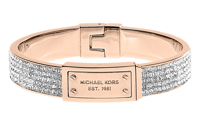 Michael Kors Pave Plaque Bangle