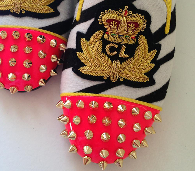 Christian Louboutin Spike Toe Loafers