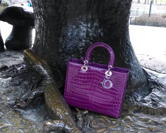 Dior Crocodile Lady Dior Bag