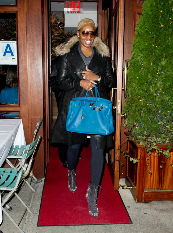 Nene Leakes Dines in NYC with Hermes and a Fellow Housewife - PurseBlog