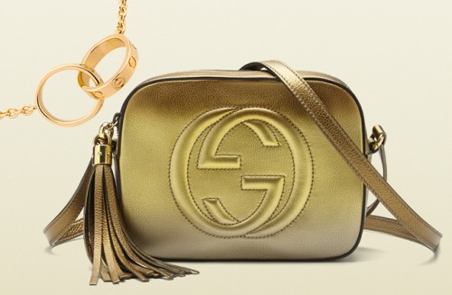 Perfect Pairs Gucci Bag and Cartier Necklace